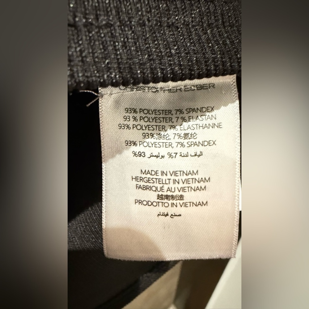 Christopher Esber Anglaise Long Sleeve Top Black - Picture 7 of 11